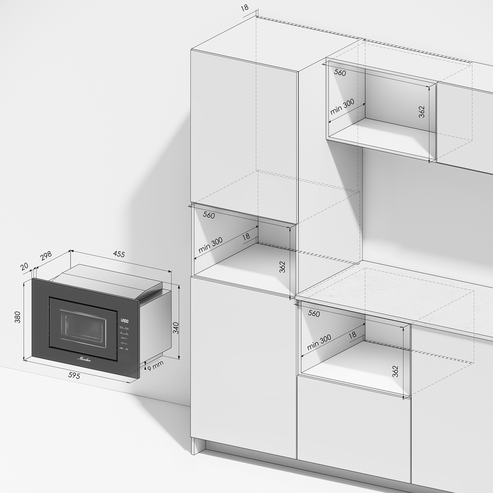 Monsher MMH 1020 B